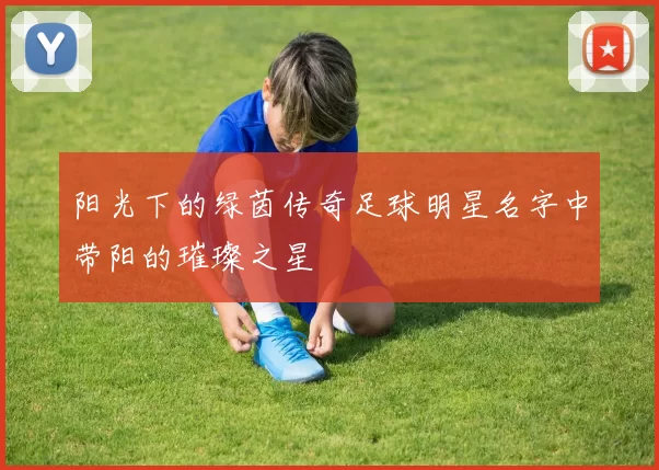 阳光下的绿茵传奇足球明星名字中带阳的璀璨之星