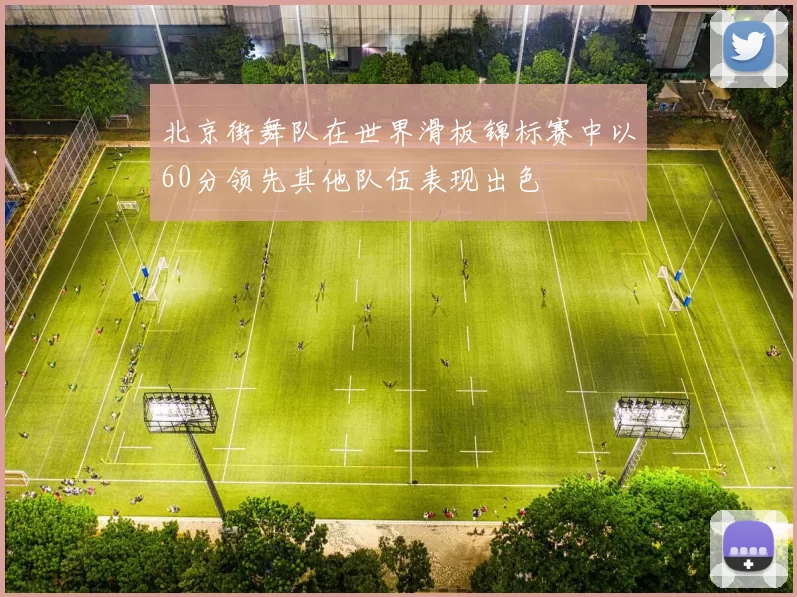 北京街舞队在世界滑板锦标赛中以60分领先其他队伍表现出色